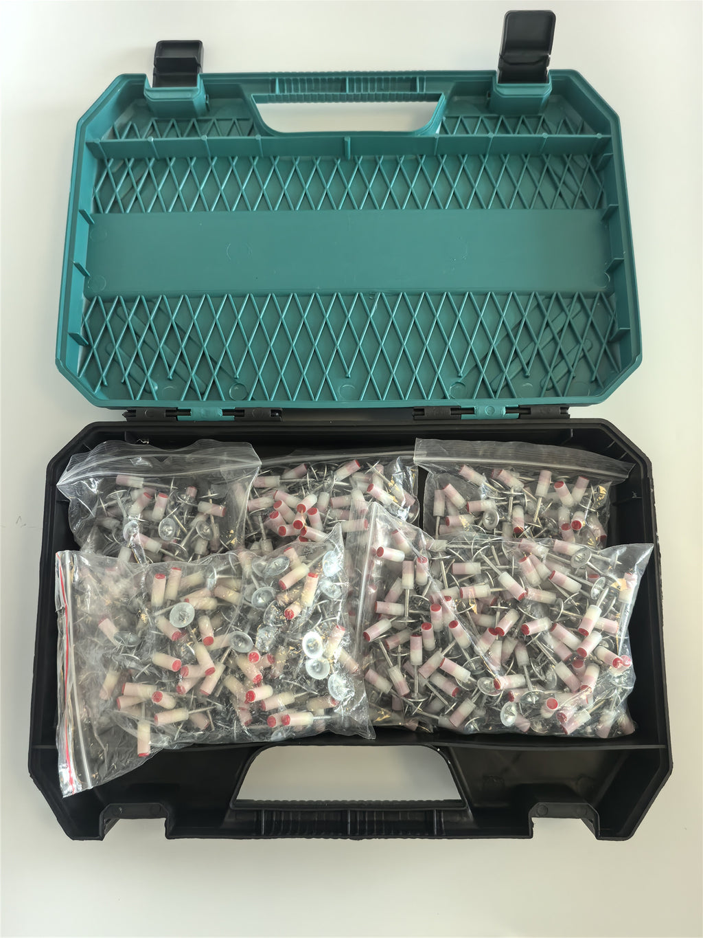 Dweih Lot de 500 clous manuels en pour fixation murale béton canaux câbles plafond outil réparation accessoires pistolet à clous