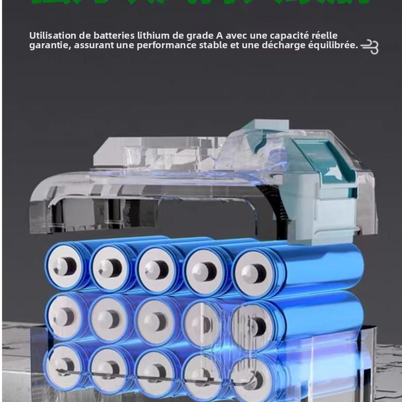 2-in-1 Turbo-Lüfter  1200g Blas & 300g Saugkraft | 2x 21V/6Ah Akku – Garten, Laub, Schnee & Auto Reinigung